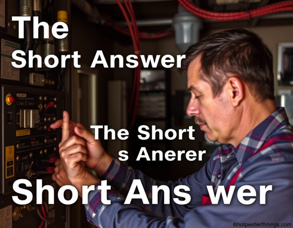 The Short Answer — Electrical Services, Palos Hills